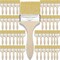 96 Pcs Paint Brushes Bulk, Natural Bristle Chip Brushes with Wooden Handle, Flat Art Applicators for Wall, Furniture, Kids, Fences Details